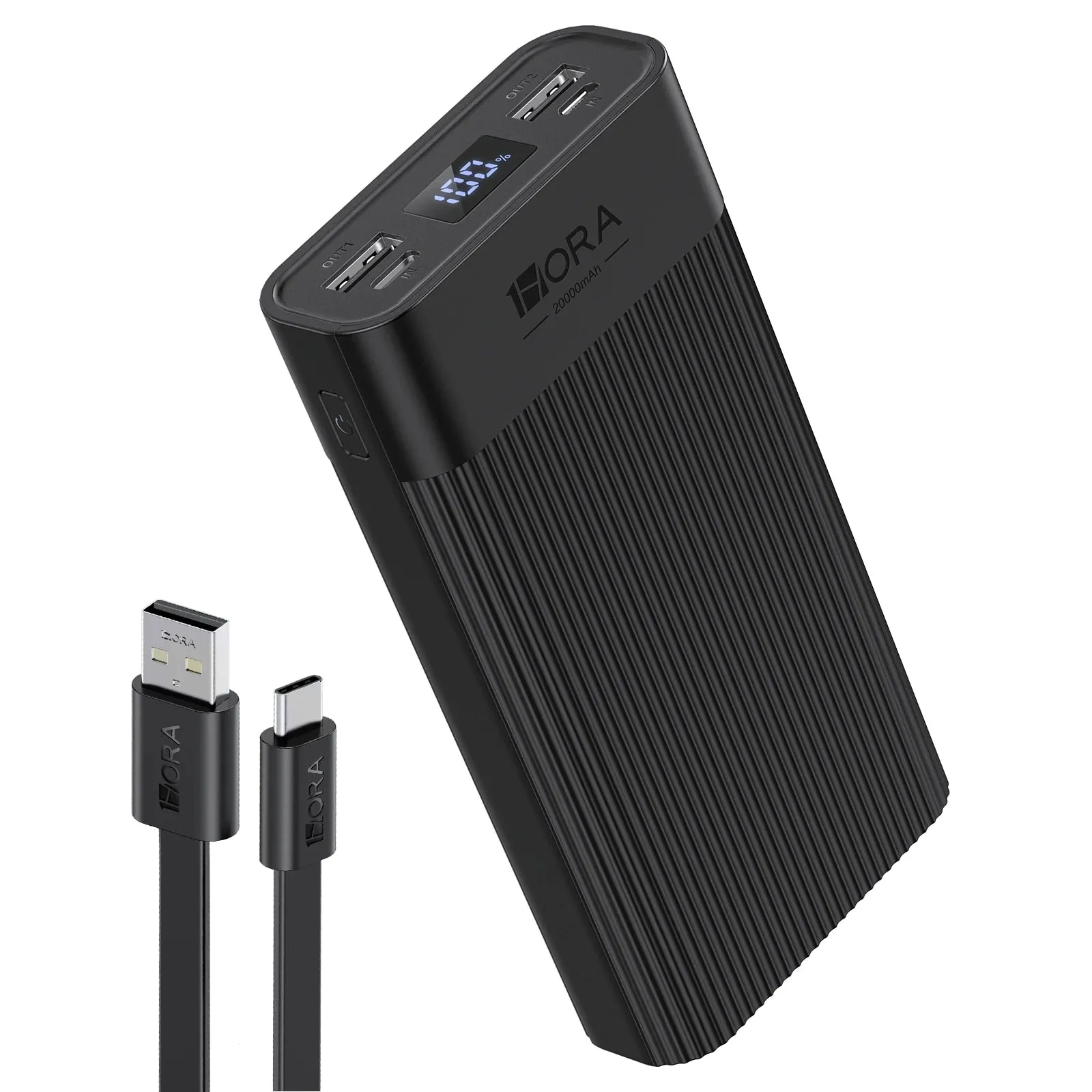 Best Seller Discount 1Hora Gar117 20000Mah Power Bank Black