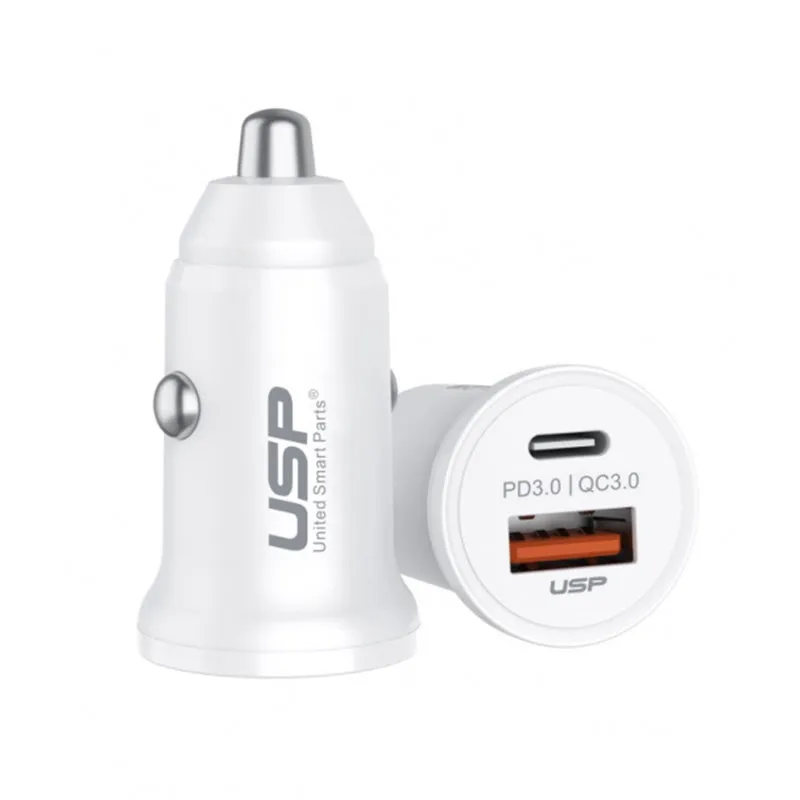 Limited Stock Hot Deal 25W Usb A   Type C Fast Car Charger Usp