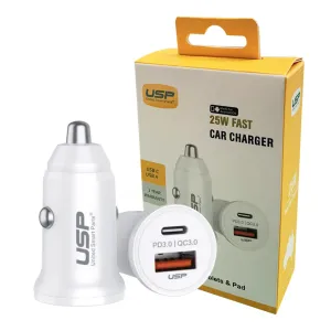 25W Usb A   Type C Fast Car Charger Usp Best Price Online