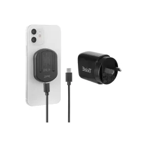 Hot Deals Today 3Sixt All In 1 Magsafe Charger   20W Wall Charger - Black
