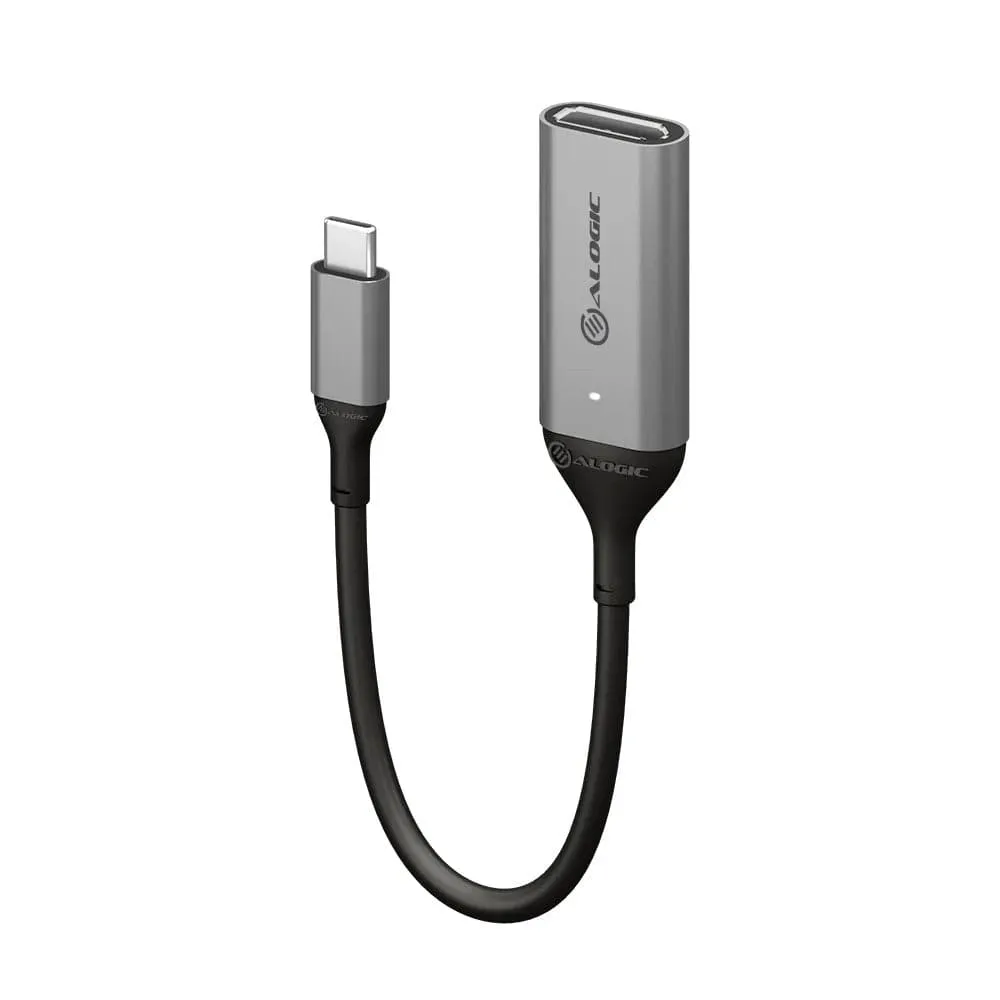 Alogic 4K Ultra Hd 60Hz Usb-C Male To Displayport Female Adapter - Grey, 15Cm Special Price Offer