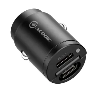 Alogic Dual Usb-C 30W Rapid Power Mini Car Charger Hot Price Drop