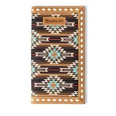 MustHave Deal Grab It Now Ariat Men'S Southwest Diamond Fabric Rodeo Wallet