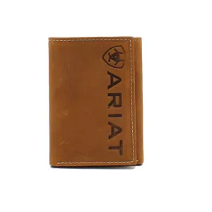 Shop Smart Deals Sweet Deal Today Ariat Smooth Leather Debossed Logo Trifold Wallet