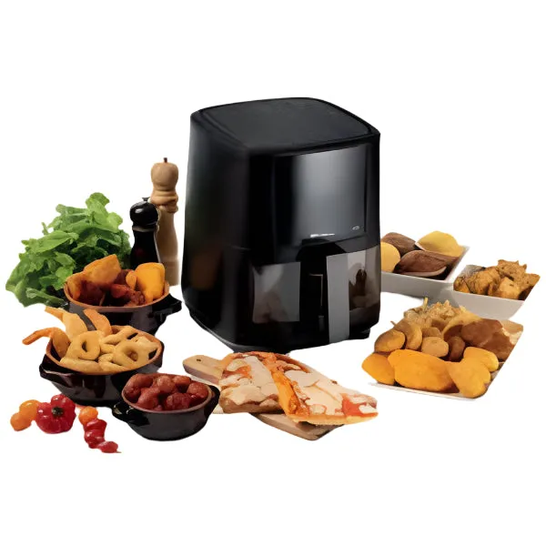 Ariete Air Fryer Timer 60MIn, 6Lit, 1300Watts, Black