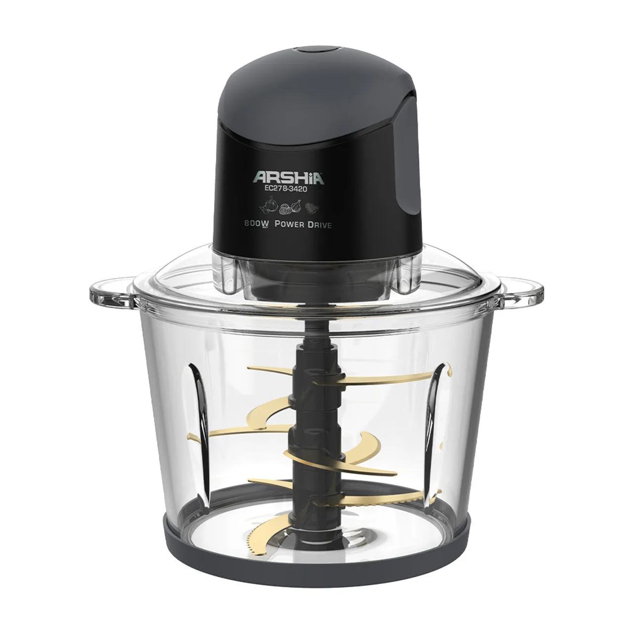 Arshia Chopper, 800Watts, Black & Steel