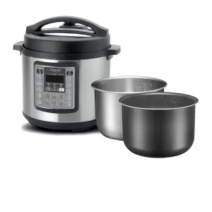 Arshia Digital Pressure Cooker, 1000Watts, 8Lit, Stainless Steel