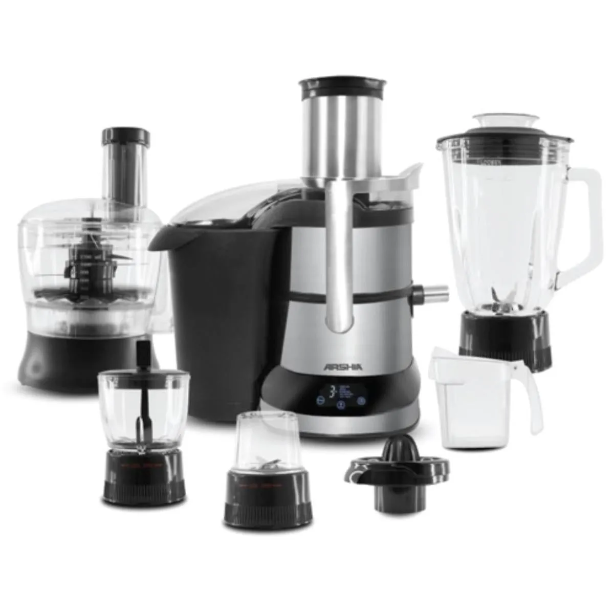 Arshia Food Processor And Fruits Extractor 6 In 1