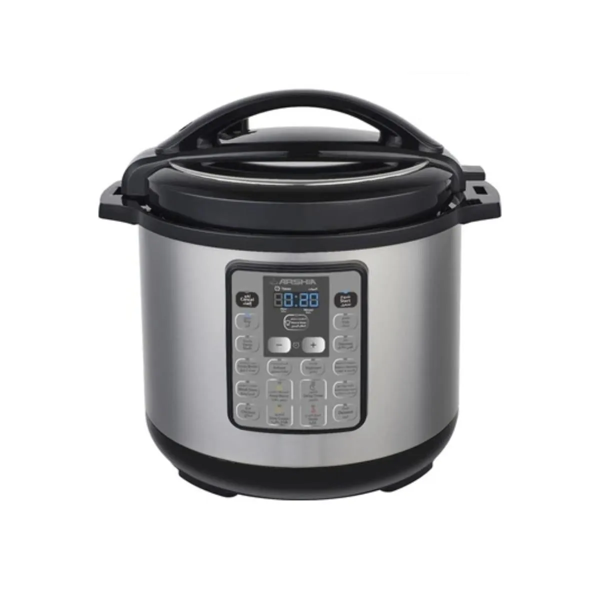 Arshia Pressure Cooker, 12Lit, Stainless Steel