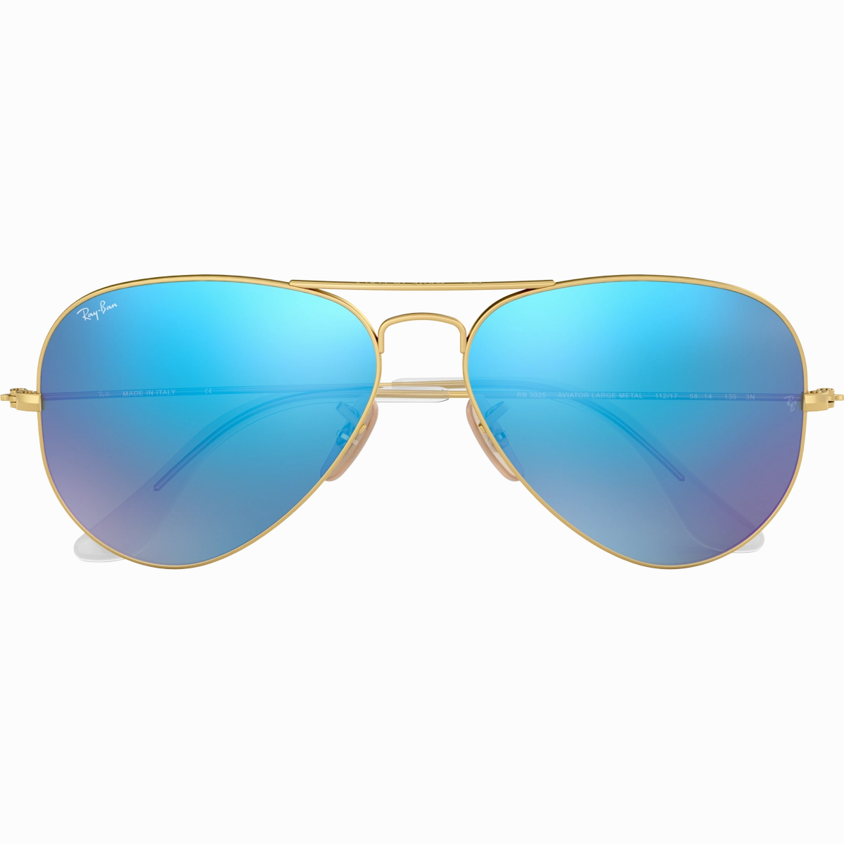Last Chance Steal Instant Discount Aviator M - Matte Gold/Mirror Blue