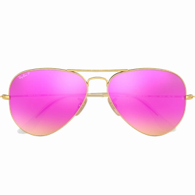 Aviator M - Matte Gold/Mirror Fuxia Dont Wait Save Today