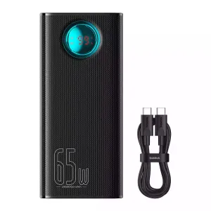 Hot Pick of the Day Baseus Amblight Digital Display Fast Charge Power Bank 26800Mah Cluster Black