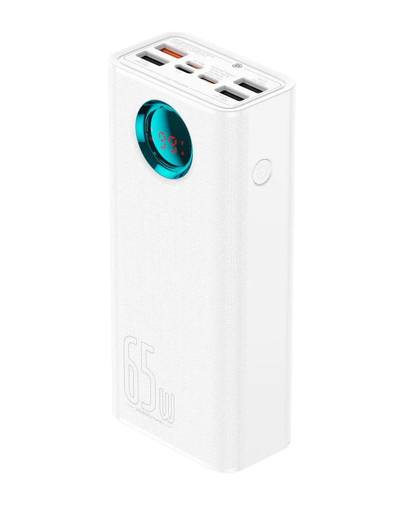 Baseus Amblight Digital Display Fast Charge Power Bank 26800Mah White Price Drop Alert