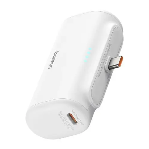 Best Seller Deal Trending Savings Now Baseus Compact 5000Mah Fast Charging Power Bank 20W Pd With Built-In Type-C Connector