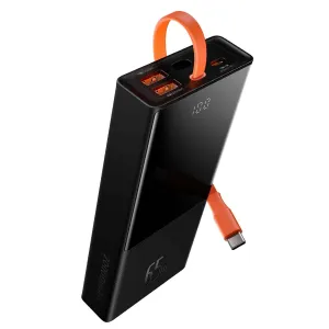 Dont Miss This Deal Trending Now Offer Baseus Elf Digital Display Fast Charging Power Bank 20000Mah 65W Black