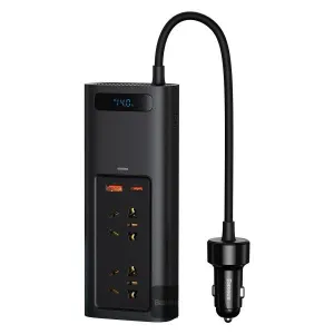 Hot Sale Today Baseus In-Car Inverter 150W (220V Cn/Eu) Black