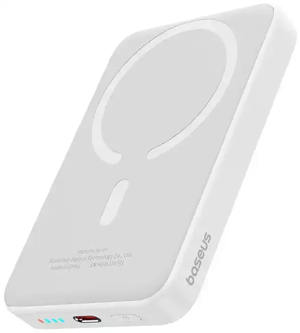 Baseus Magnetic Mini Air Powerbank 10000Mah 20W - White Trending Now Offer