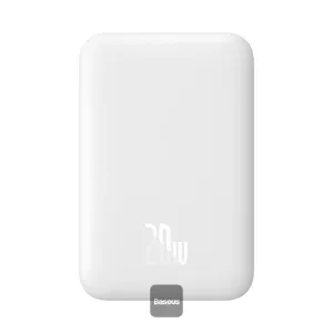 Special Deal Frenzy Hot Offer Inside Baseus Magnetic Power Bank 20W 6000Mah - White