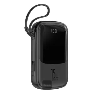 Shop the Best Deals Shop Save Big Baseus Qpow Digital Display 3A 15W 10000Mah Power Bank With Type-C Cable