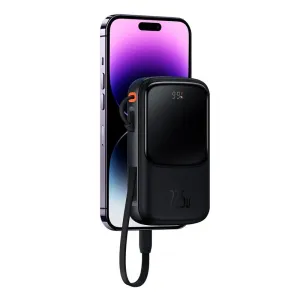 Baseus Qpow Pro 20W Digital Display 20000Mah Power Bank With Lightning Cable Black Shop the Best Deals
