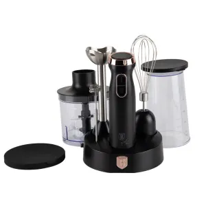 Belinger Haus Hand Blender 6Pcs Set, Black