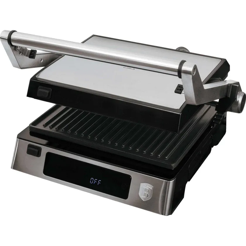 Berlinger Haus Electric Digital Grill, 2000Watts, Stainless steel