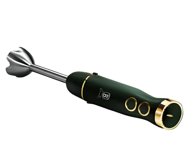 Berlinger Haus Hand Blender, 2Speed & Turbo, 500Watts, Stainless Steel & Stick Green