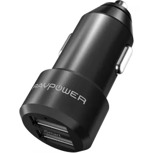 Sale Ending Soon Ravpower Rp-Vc006 Usb Dual Car Charger