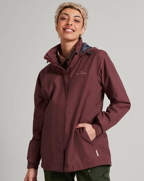Women'S Andulo 2-Layer Rain Jacket - Mahogany Special Price Offer Daily Special Offer