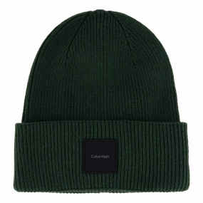 Cotton/Wool Fine Rib Beanie M14 Midnight Forest Clearance Steal Today Clearance Event