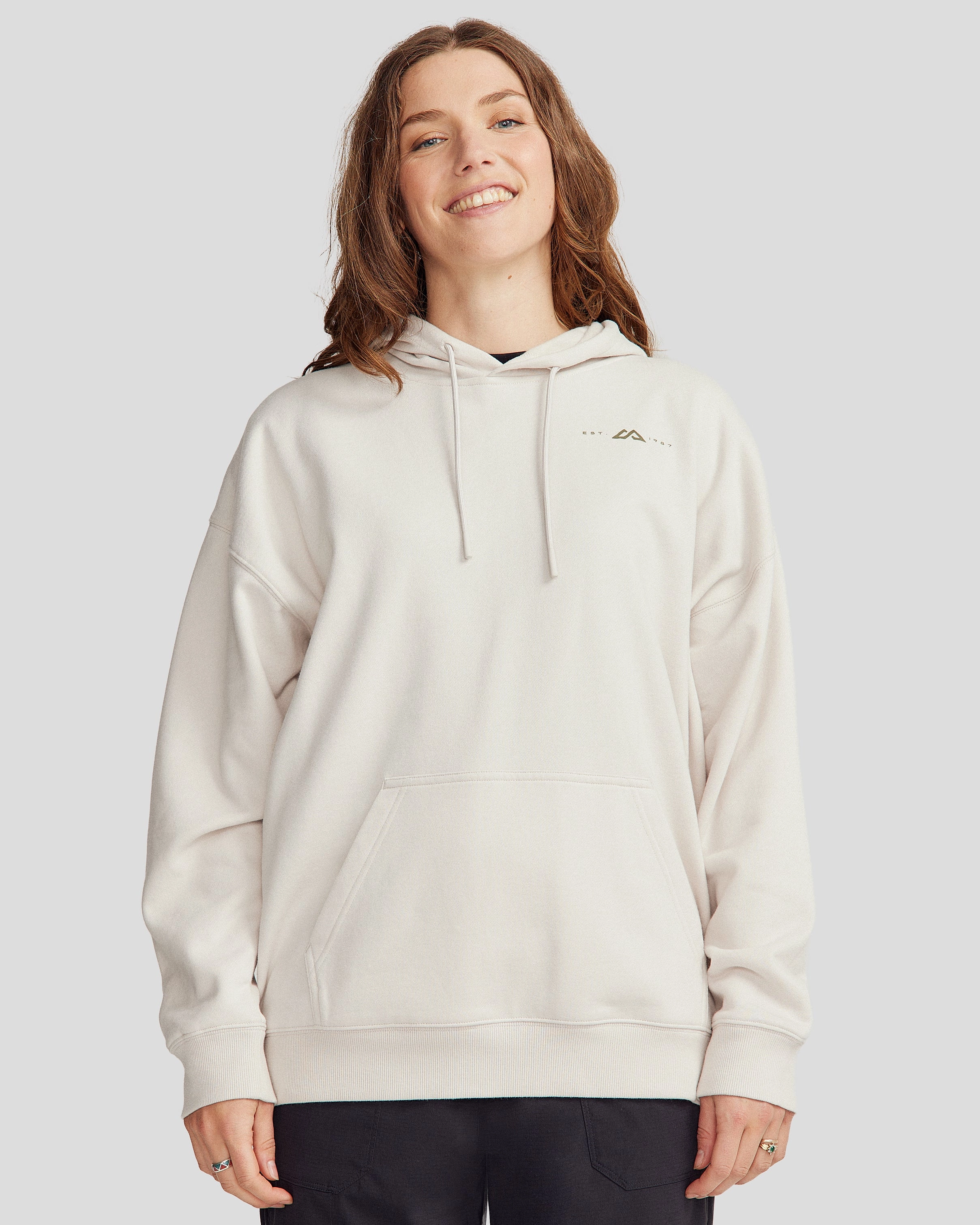 Women'S Mountain Camo Slouchy Brushed Hoodie - Shroom Deal of the Day EndofWeek Deals