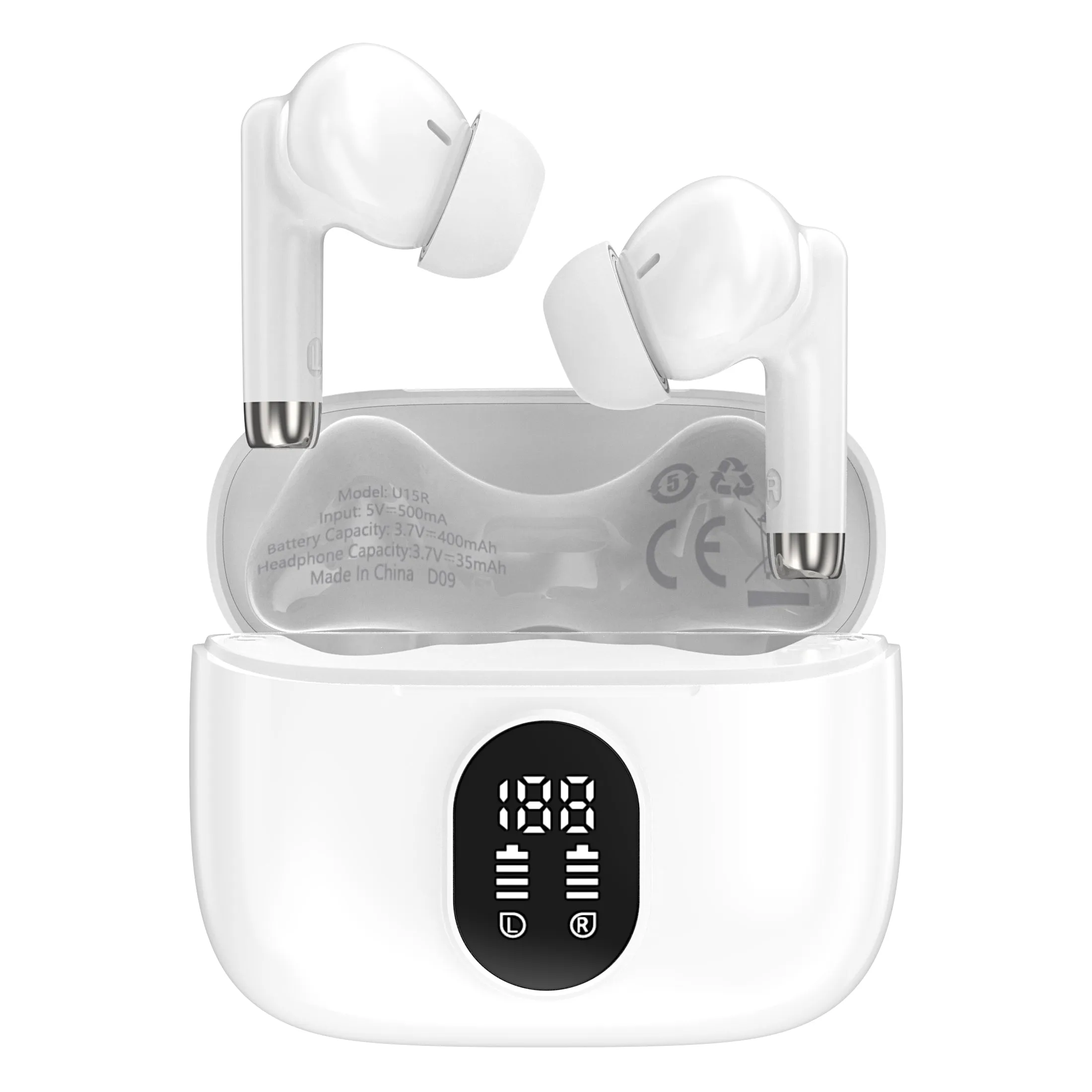 Maplin Wireless Bluetooth V5.4 Soft Fit Earbuds With Usb-C Charging Case - White Save Big Online