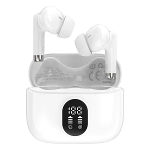 Maplin Wireless Bluetooth V5.4 Soft Fit Earbuds With Usb-C Charging Case - White Save Big Online