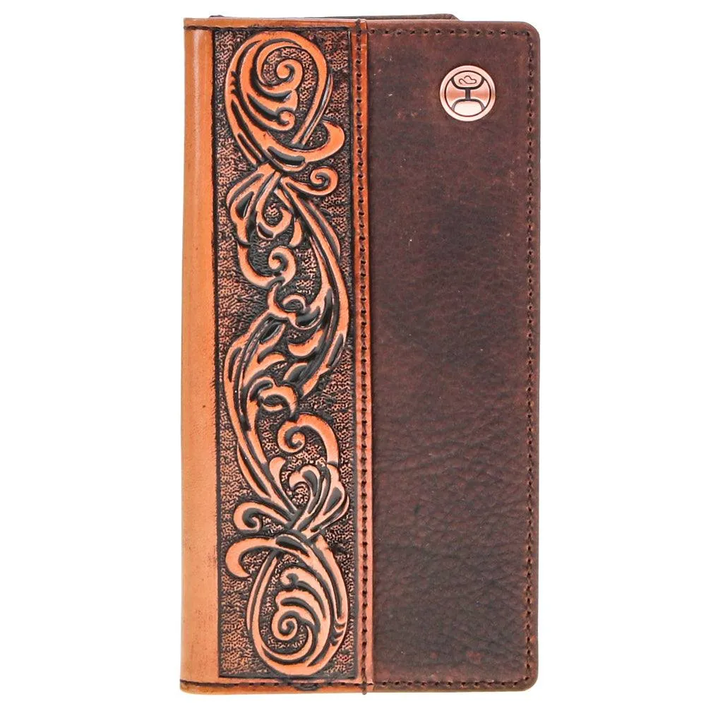 Trending Now Offer Hot Pick of the Day Hooey "Grayson" Rodeo Wallet In Brown And Tan