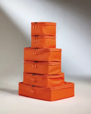 Hot Deal Alert Grab Your Savings Packing Cubes In Coral - Set Of 6