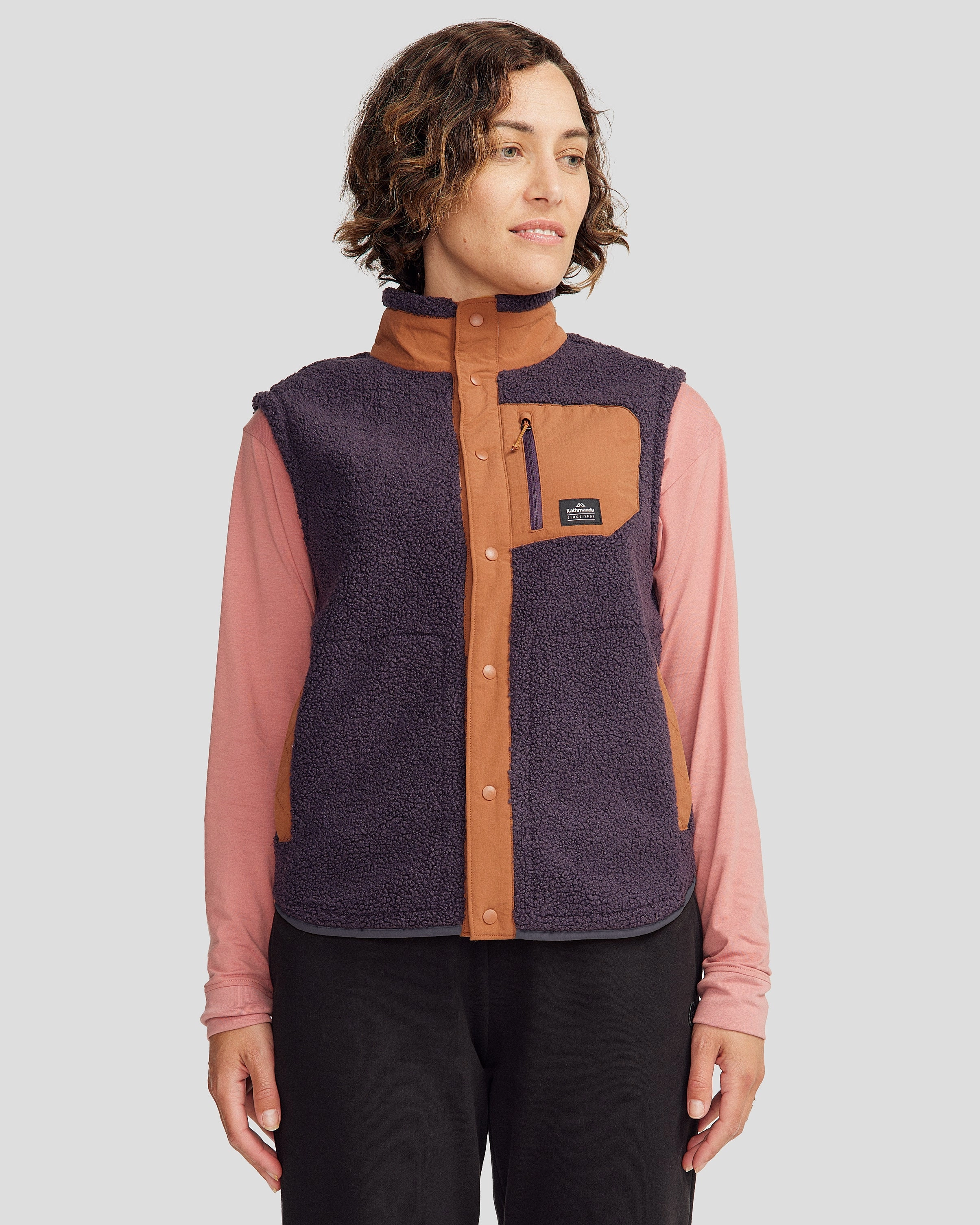Last Chance Offer Women'S Co-Z High Pile Vest - Orbit/Woodsy