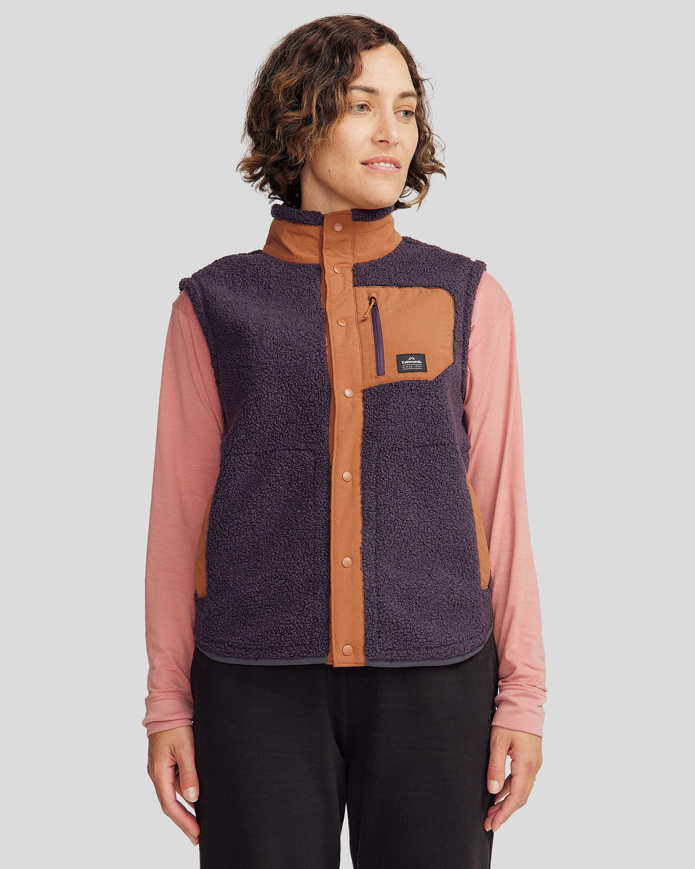 Women'S Co-Z High Pile Vest - Orbit/Woodsy Trending Offer Today