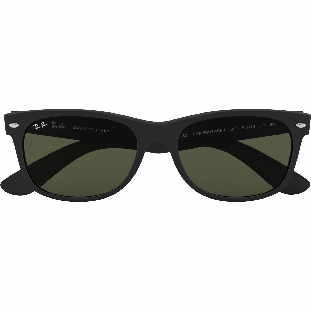 Best Deal Alert Big Clearance Event New Wayfarer M - Rubber Black/G-15 Green