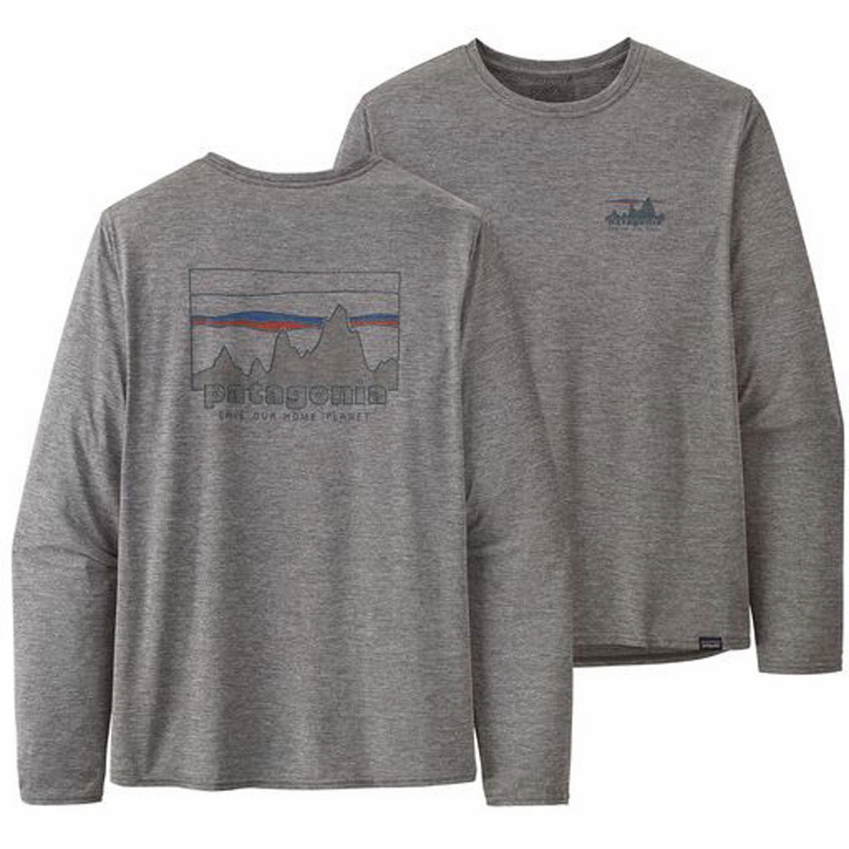 Men'S Long-Sleeved Capilene Cool Daily Graphic Shirt Shop Todays Picks