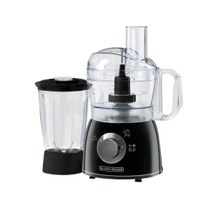 Black & Decker Food Processor with Blender, 1.5Lit, 400Watts, Black