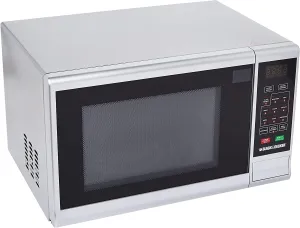 Black & Decker Microwave Oven with Grill, 30Lit, Stainless Steel