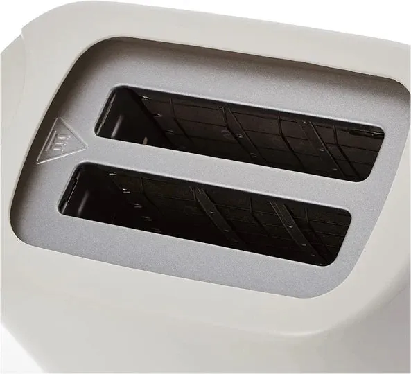 Black & Decker Toaster 2 Slice, 750Watts, White