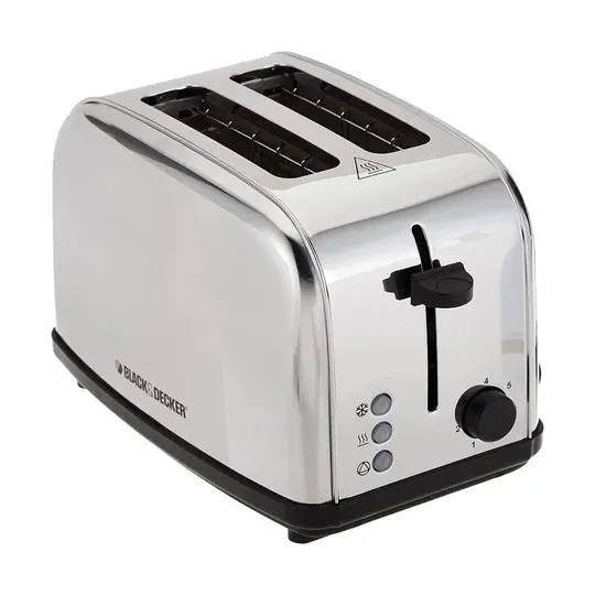 Black   Decker_2 Slice Ss Toaster Steel1050W