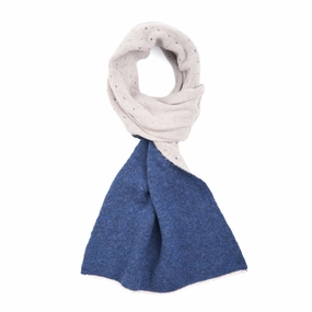 Blue And Grey Cashmere Neck Warmer Best Price Online Clearance Blowout