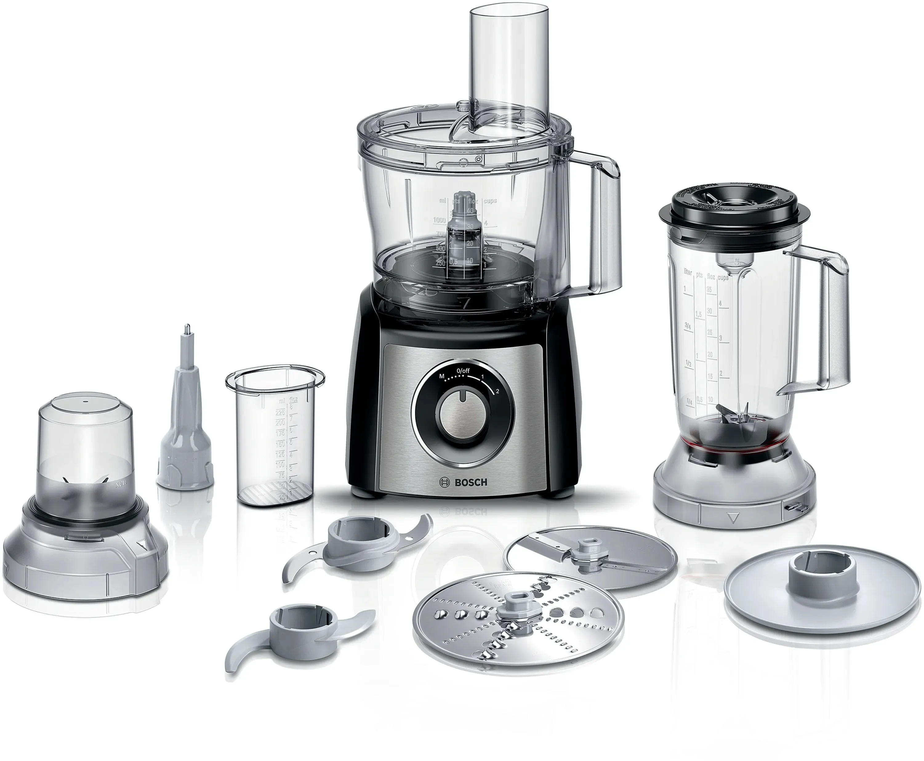 Bosch Food Processer 800 Watts, Stainless steel