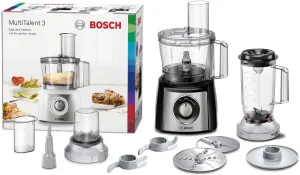 Bosch Food Processer 800 Watts, Stainless steel