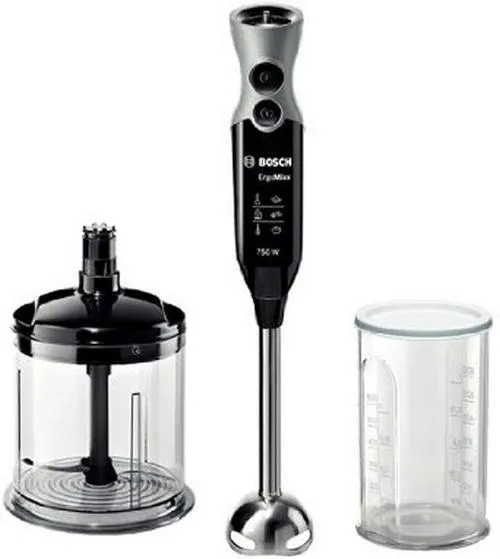 Bosch Hand Blender?Ergo Mix, 4Blade, 750Watts, 4Blade, Black