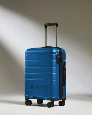 Hot Pick of the Day Cabin Suitcase In Bold Blue - Logo