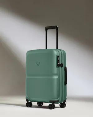 Big Savings Alert Cabin Suitcase In Seagrass Green - Single Stripe