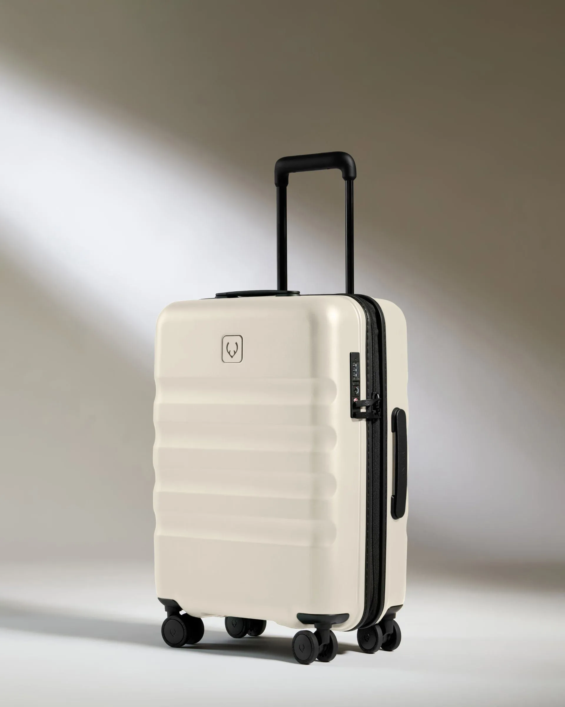 Cabin Suitcase In Taupe - Icon Stripe Weekend Flash Offer